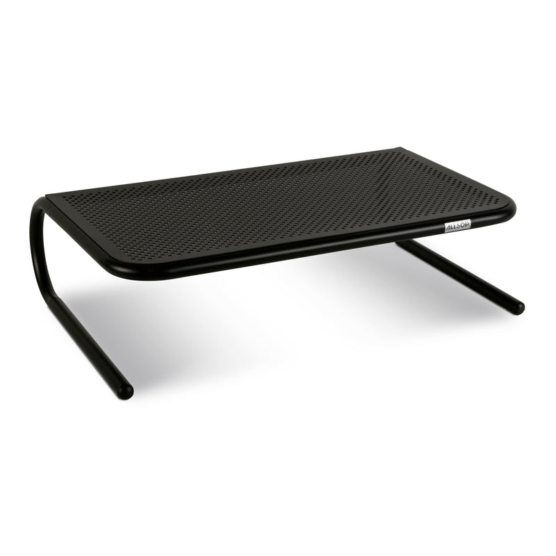 Metal Art Monitor Stand (Large) 18-Inch Wide Platform - Black