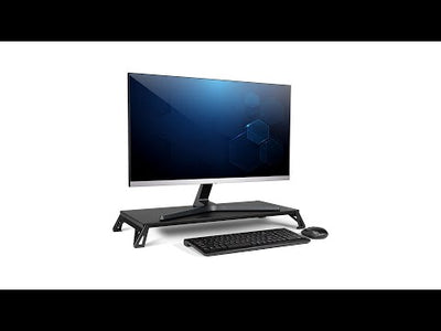 Lo Riser Monitor Stand with Wide Platform and Dual Height Adjustments